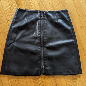 Talula faux leather skirt